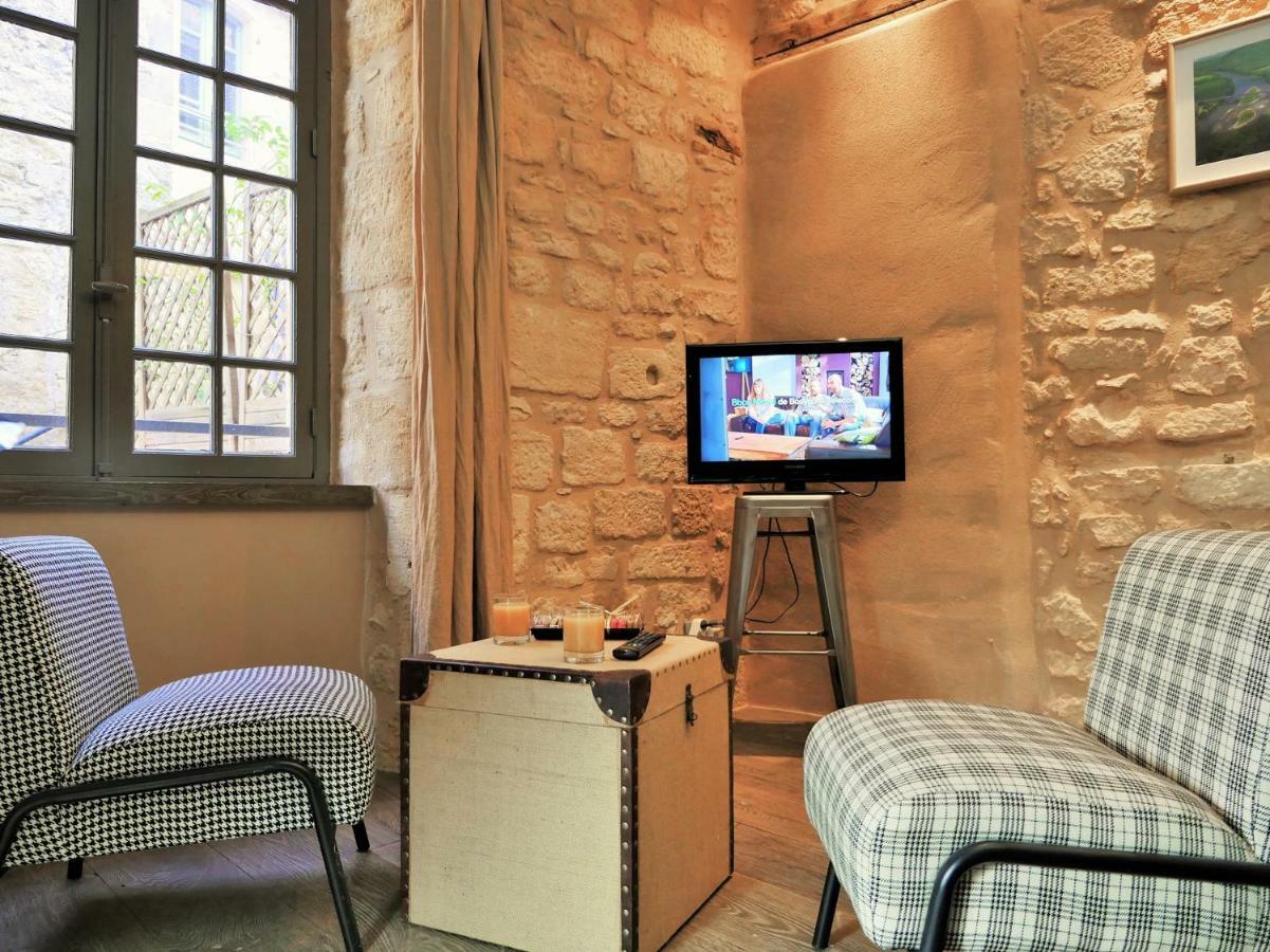 In Sarlat Luxury Rentals, Medieval Center - Rastignac Eksteriør billede